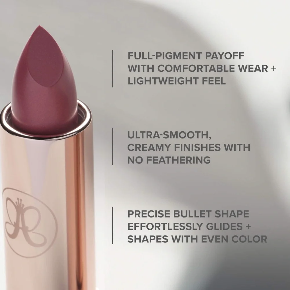 Anastasia Beverly Hills Full Pigment Matte Lipstick in Shade BlackBerry